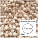 Perle en bois Ronde 12 mm (Lot de 30 perles)