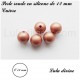 Perle en silicone ronde Ø 12 mm