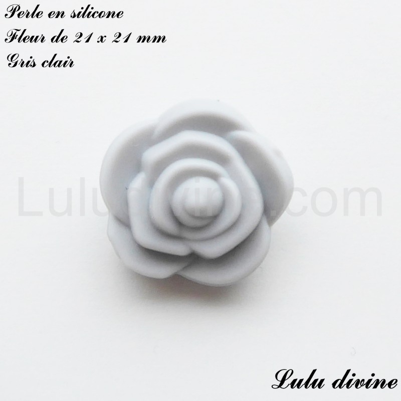 Perles de silicone gris clair de 19 mm, perles de silicone en vrac, perles  de bubblegum en silicone de 19 mm, perles chunky -  France