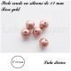 Perle en silicone ronde Ø 12 mm