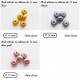 Perle en silicone abacus Ø 14 mm