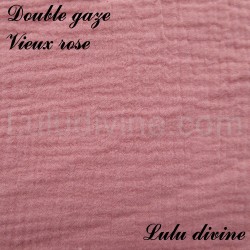 Double gaze Vieux rose