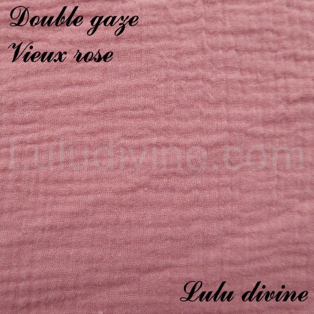 Double gaze Vieux rose