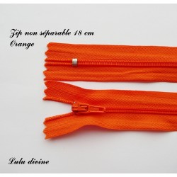 Fermeture éclair 18 cm Orange