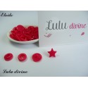 Pression Kam Etoile Rose foncé B33