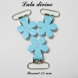 Pince fleur 25 mm Bleu