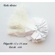 100 étiquettes à fil en coton blanc (15 x24 mm)