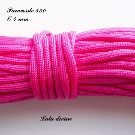 Paracorde 4 mm : Fuchsia