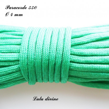 Paracorde 4 mm : Vert