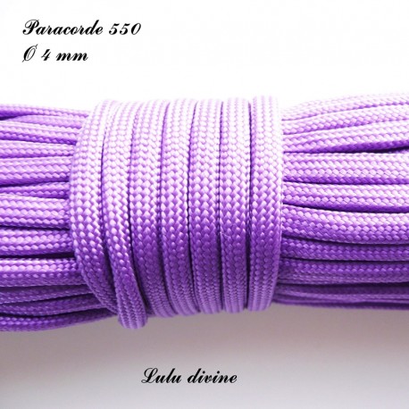 Paracorde 4 mm : Violet