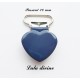 Pince coeur 20 mm Bleu marine