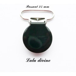 Pince ronde 25 mm Noire