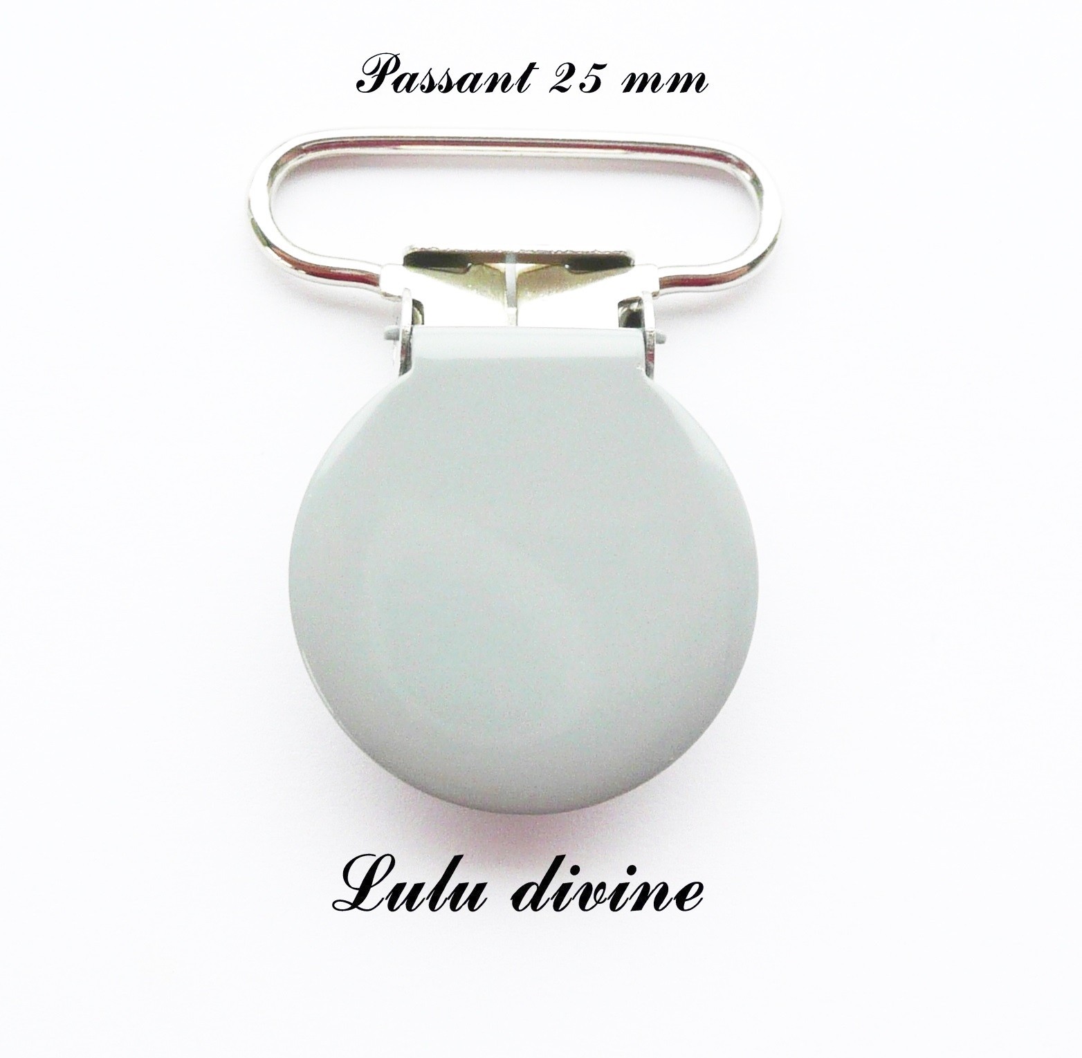 Attache tétine sucette doudou passant de 25 mm Clip bretelle 2 Pinces Fleur