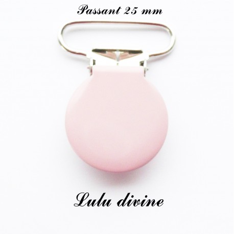 Pince ronde 25mm rose clair