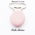 Pince ronde 25 mm Rose clair