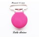 Pince ronde 25mm fuchsia