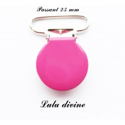 Pince ronde 25mm fuchsia