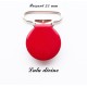 Pince ronde 25mm rouge