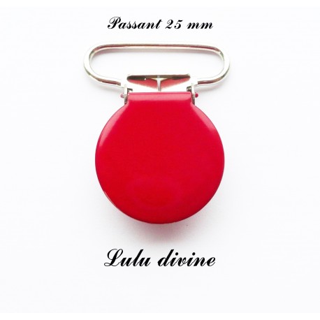 Pince ronde 25mm rouge