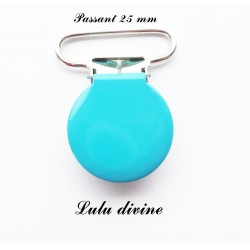 Pince ronde 25mm turquoise