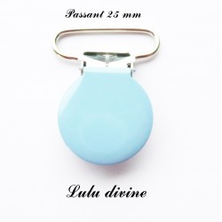 Pince ronde 25mm bleu clair