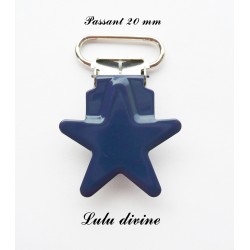 Pince étoile bleu marine