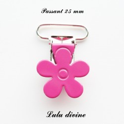 Pince fleur 25 mm Fuchsia