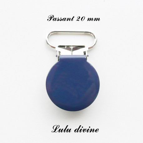 Pince ronde 20 mm Bleu marine