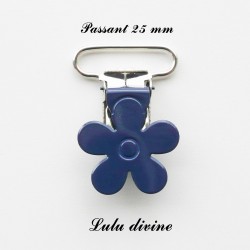 Pince fleur 25 mm Bleu marine