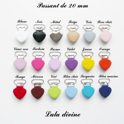 18 pinces coeur 20 mm 