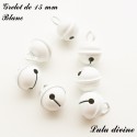 Grelot 15 mm : Blanc