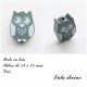 Perle en bois Chouette / Hibou 