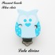 Pince bois boucle Hibou/ Chouette 