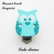 Pince bois boucle Hibou/ Chouette 