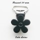 Pince fleur 20 mm Noire