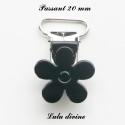 Pince fleur 20 mm Noir