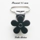 Pince fleur 25 mm noire