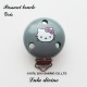 Pince bois boucle Hello kitty