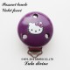 Pince bois boucle Hello kitty