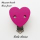 Pince bois boucle Coeur