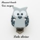 Pince bois boucle Hibou/ Chouette 