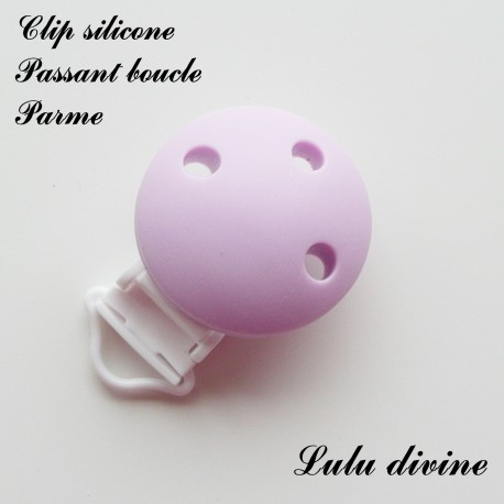 Clip silicone boucle Rond Ø 35 mm