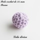 Perle en crochet Ronde Ø 25 mm