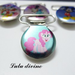 Pince 25 mm : Poney Pinkie Pie