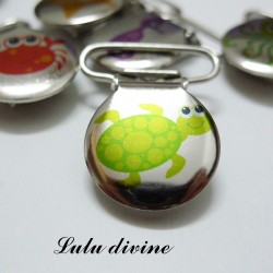 Pince 25 mm : Tortue souriante