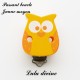 Pince bois boucle Hibou/ Chouette 