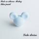 Perle en silicone ronde Mickey