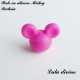 Perle en silicone ronde Mickey