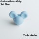 Perle en silicone ronde Mickey