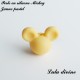 Perle en silicone ronde Mickey